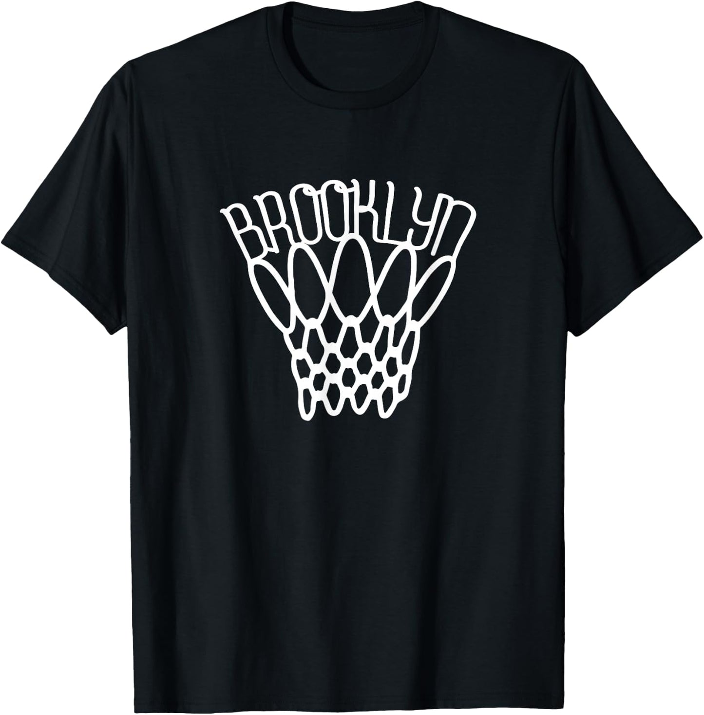 Brooklyn Basketball net Vintage T-Shirt - T-Shirt | Black