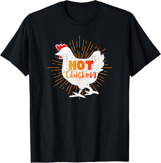 Fried Chicken Lover Design - Nashville Hot Chicken T-Shirt - T-Shirt | Black