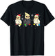 Cockatiel Bird Christmas Funny Gift T-Shirt - T-Shirt | Black