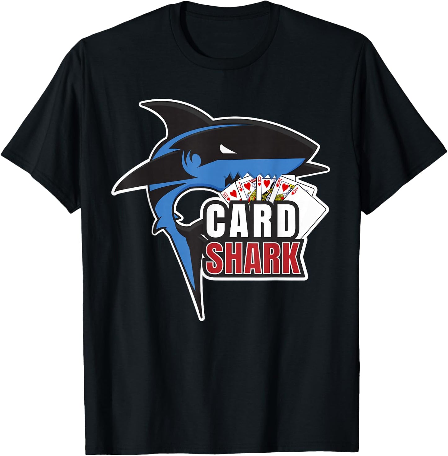Card Shark - Funny Hobby for Texas Holdem Players T-Shirt - T-Shirt | Black