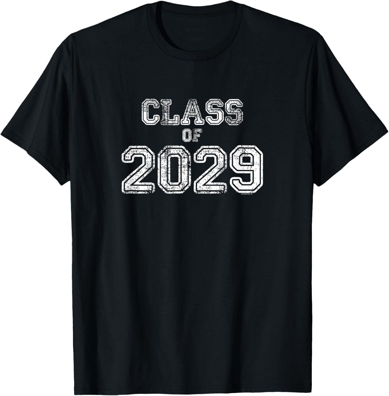 Class of 2029 Shirt | Senior 2029 Graduation Gift Him Her T-Shirt - T-Shirt | Black