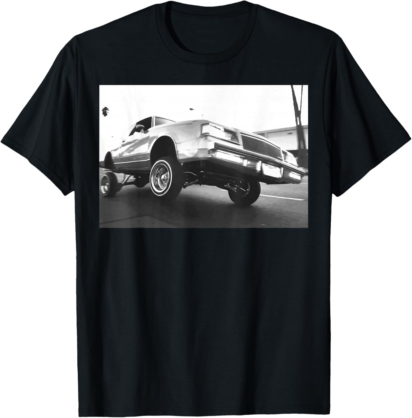 Lowrider 3 Wheeling three wheel motion T-Shirt - T-Shirt | Black