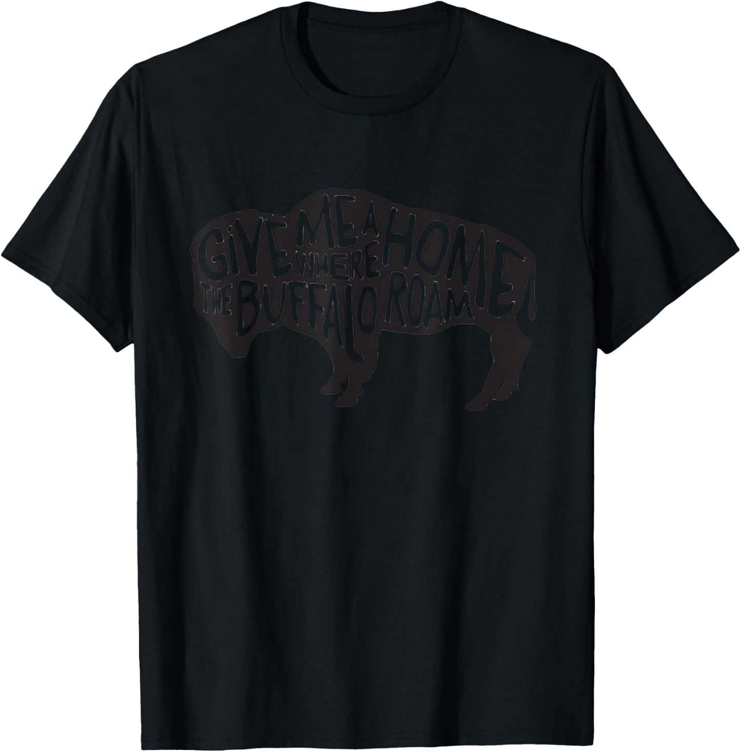 Buffalo Roam T-Shirt - T-Shirt | Black