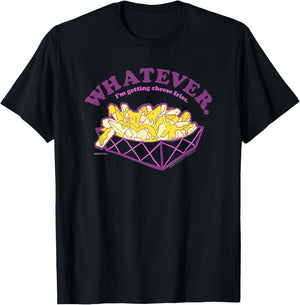 Mean Girls Whatever I'm Getting Cheese Fries Y2K Movie T-Shirt - T-Shirt | Black