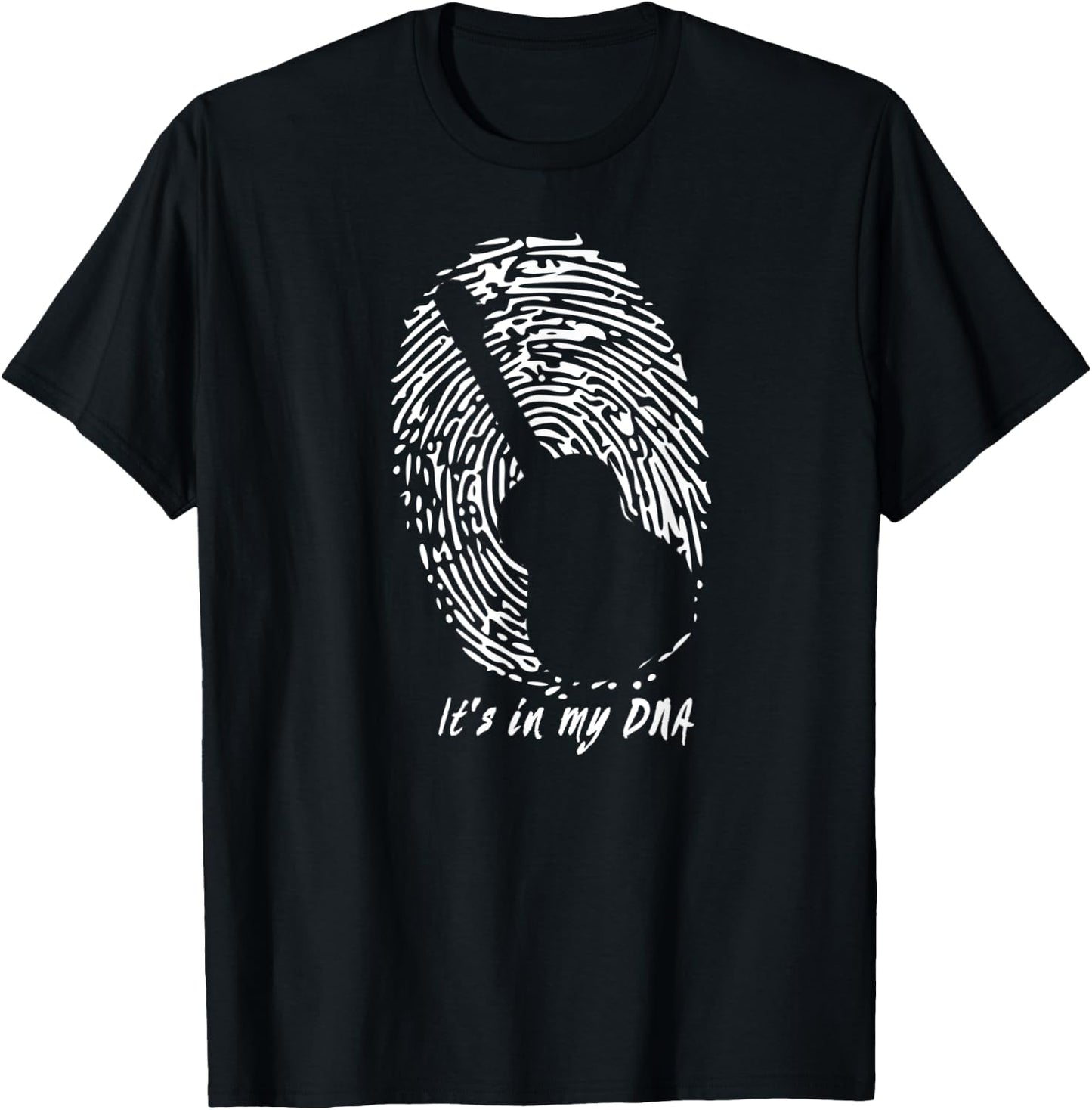 Acoustic Guitar - It's In My DNA Gift Guitarists T-Shirt - T-Shirt | Black