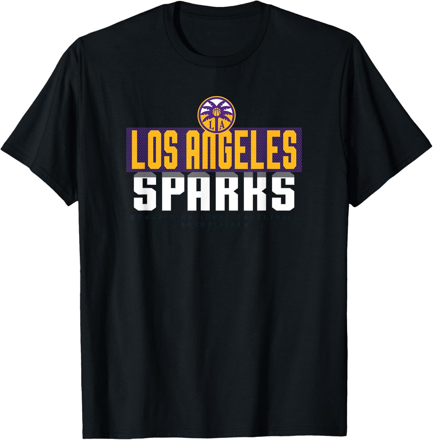 WNBA Los Angeles Sparks Sky Box T-Shirt - T-Shirt | Black