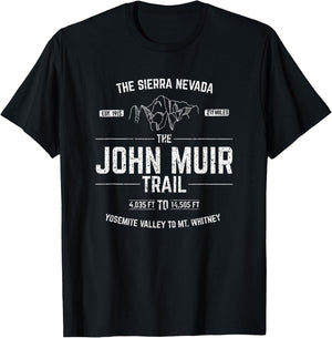 The John Muir Trail - T SHIRT T-Shirt - T-Shirt | Black