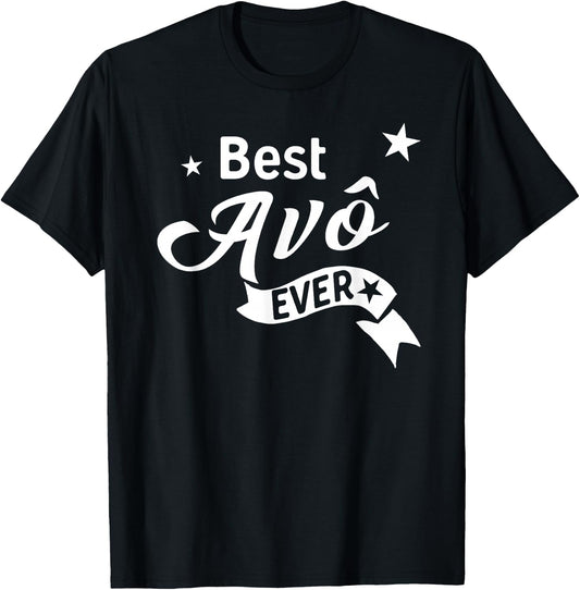 Best Avo Ever Shirt - Portuguese Grandpa T Shirt T-Shirt - T-Shirt | Black
