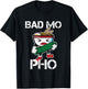 Bad Mo Pho print Funny Vietnamese Food Pun T-Shirt - T-Shirt | Black