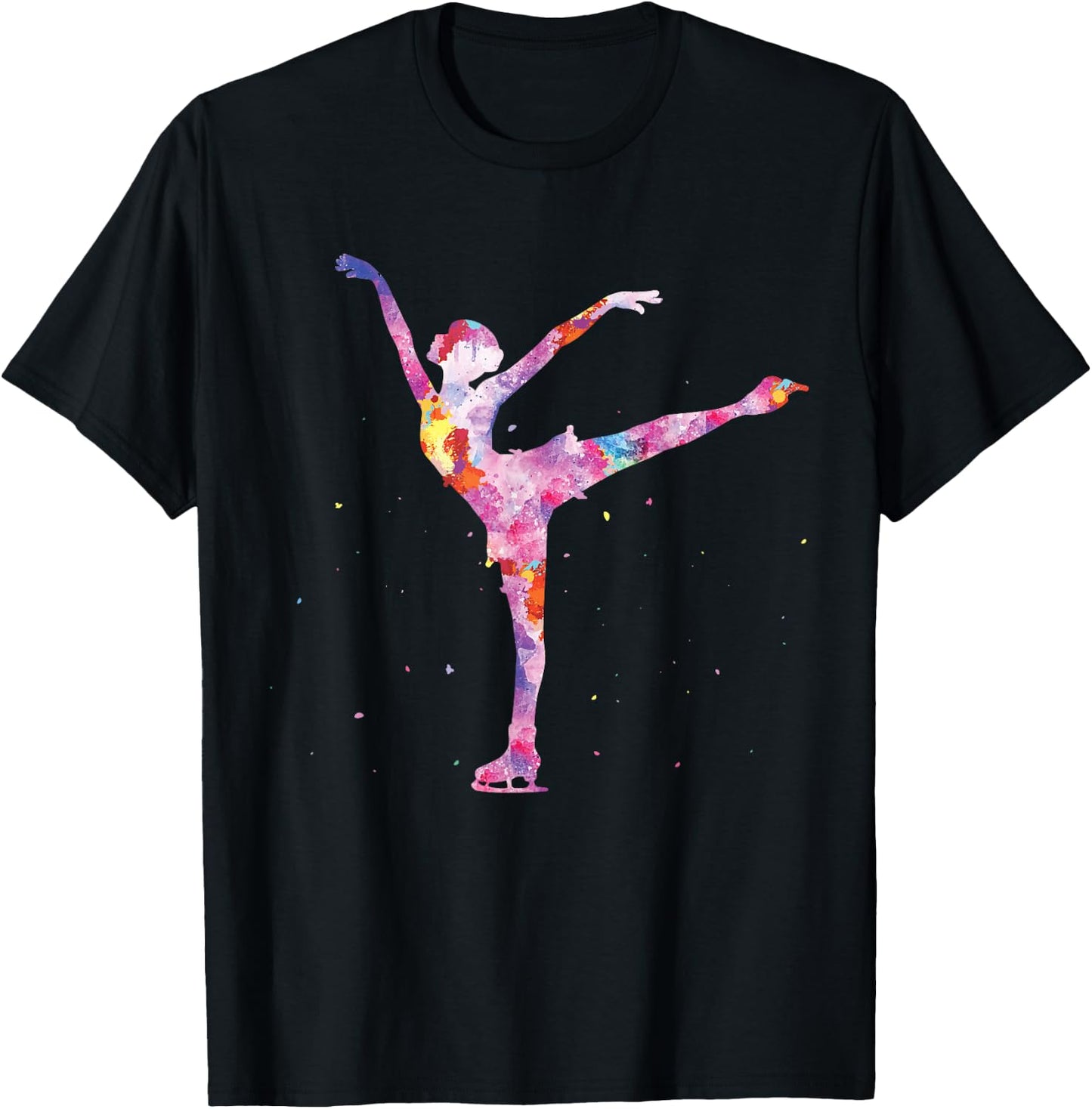 Beautiful Figure Skating Gift - ice Skating T-Shirt - T-Shirt | Black