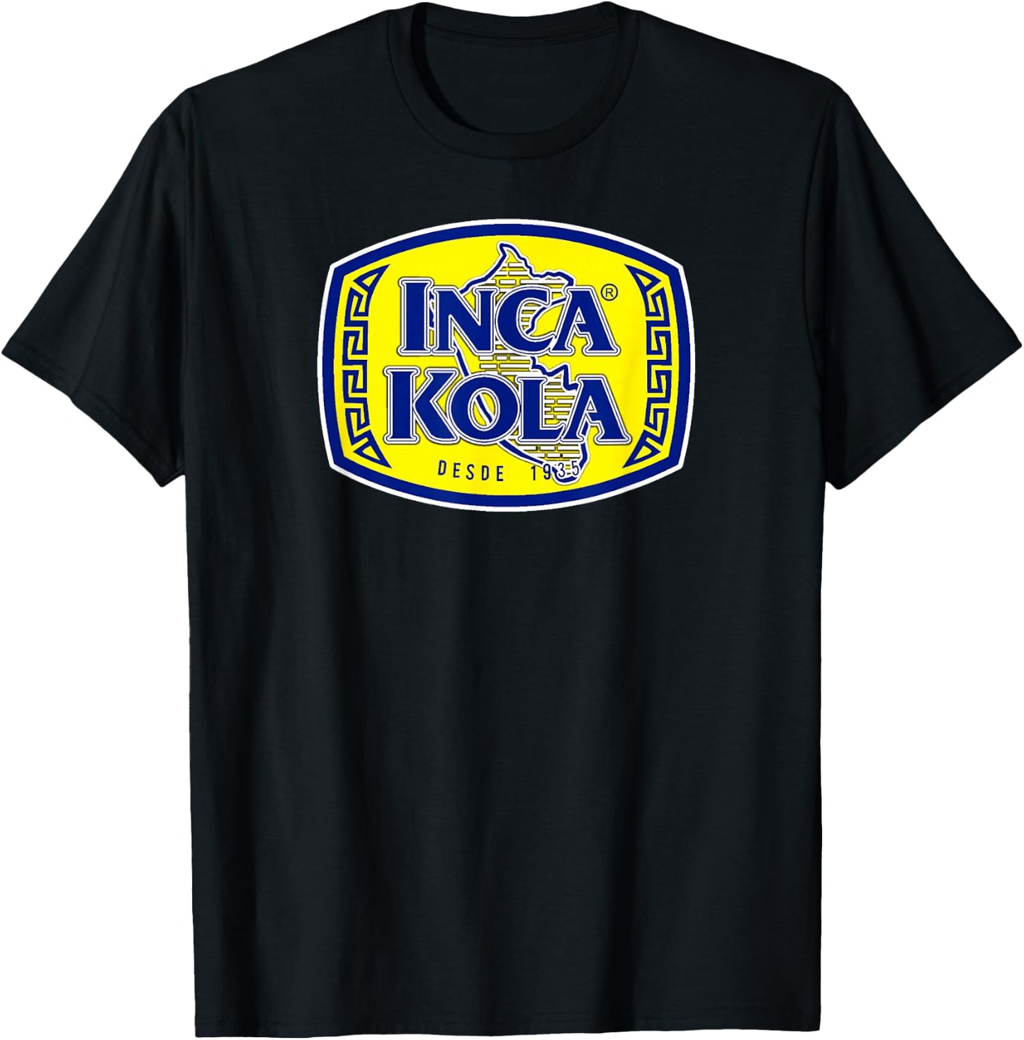 Inca Kola Soda Shirt Golden Kola Bubblegum Cream Soda Peru T-Shirt - T-Shirt | Black