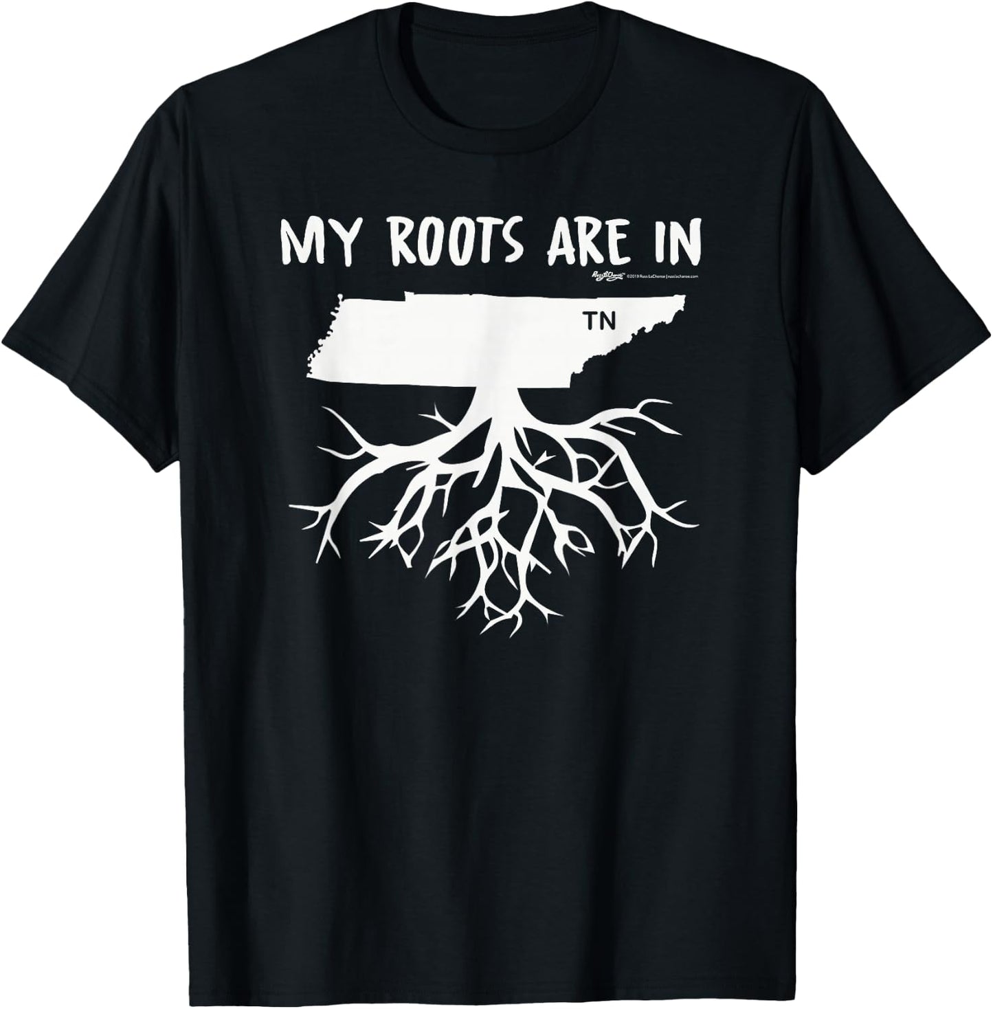 My Roots Are In Tennessee State T-Shirt - T-Shirt | Black