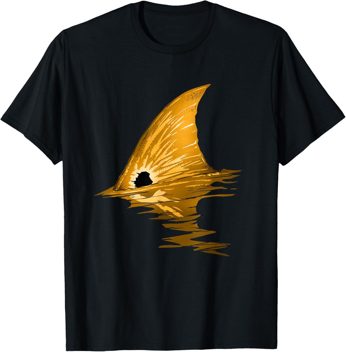 Tailing Redfish | Red Drum Fish Shirt T-Shirt - T-Shirt | Black