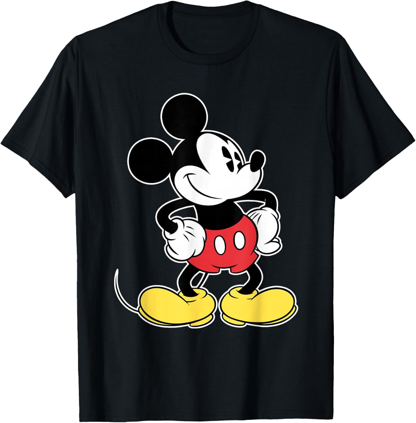 Disney - Classic Mickey Mouse T-Shirt - T-Shirt | Black