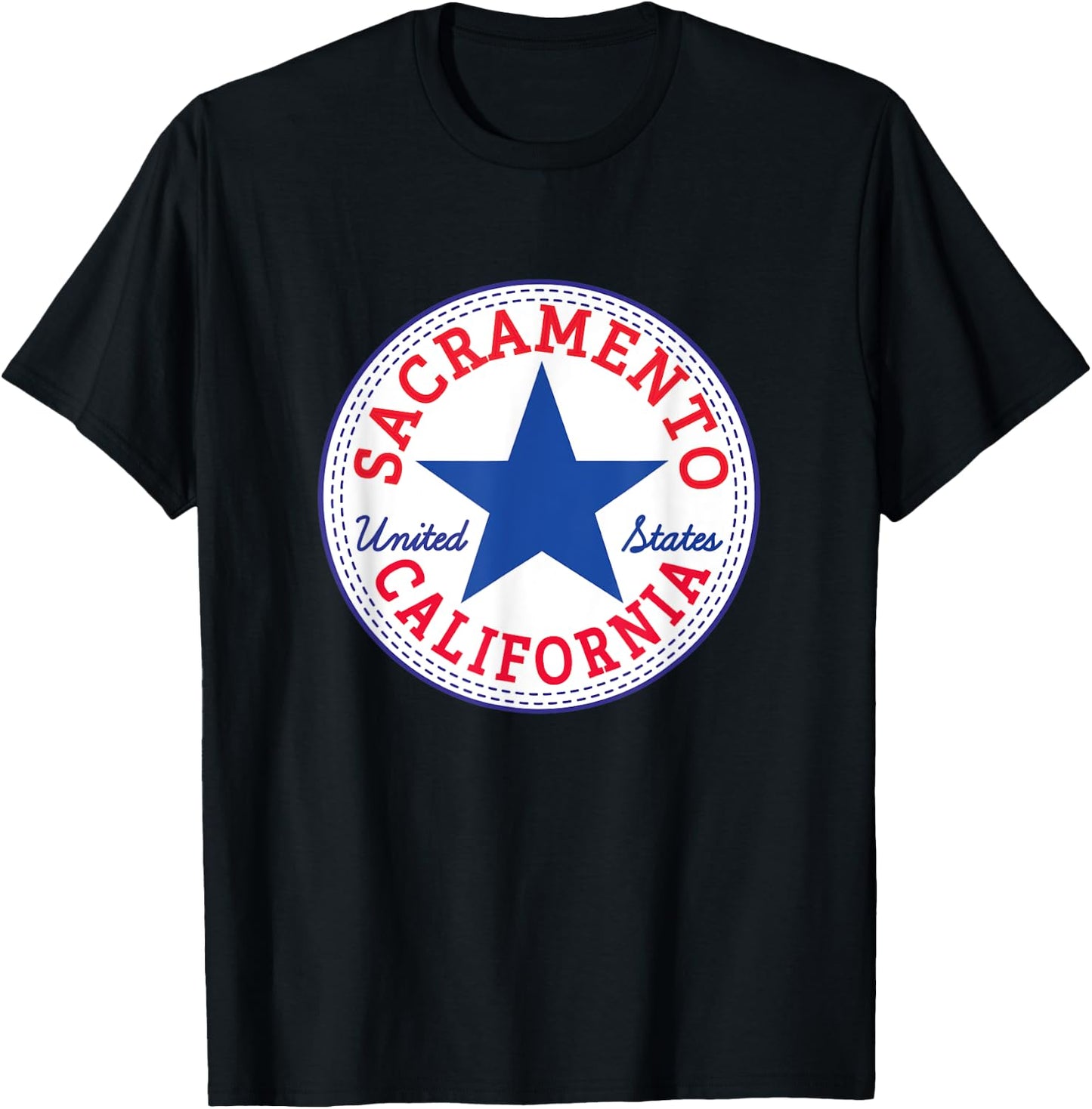 SACRAMENTO CALIFORNIA USA UNITED STATES Capital Outfit T-Shirt - T-Shirt | Black