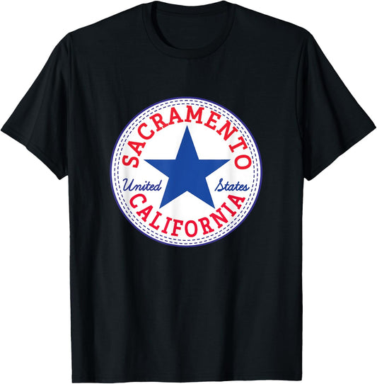 SACRAMENTO CALIFORNIA USA UNITED STATES Capital Outfit T-Shirt - T-Shirt | Black