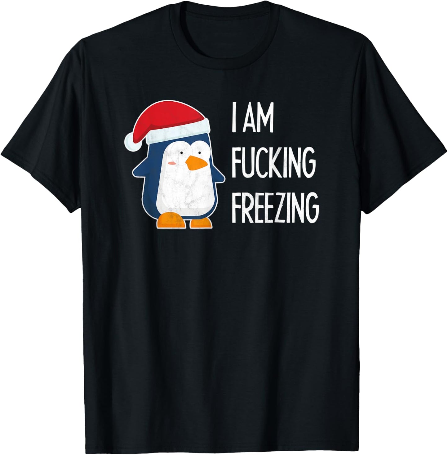 Funny Penguin Gift I Children Women Man Winter T-Shirt - T-Shirt | Black
