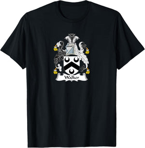 Walker Coat of Arms - Family Crest Shirt T-Shirt - T-Shirt | Black