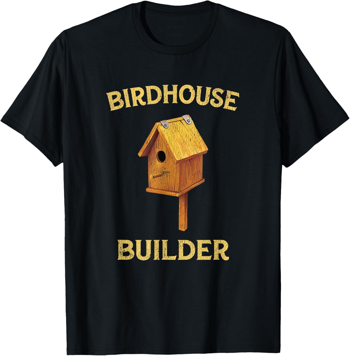 Vintage Birdhouse Builder Shirt Woodworking Women T-Shirt - T-Shirt | Black