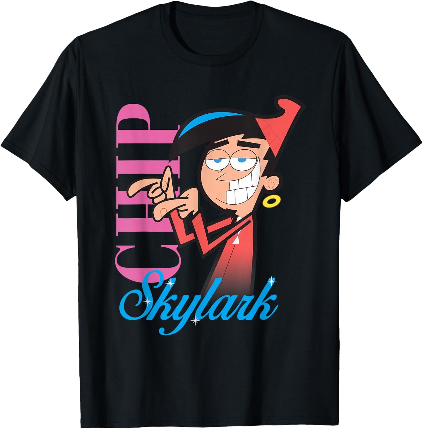 The Fairly Oddparents Chip Skylark Classic R&B Cover T-Shirt - T-Shirt | Black