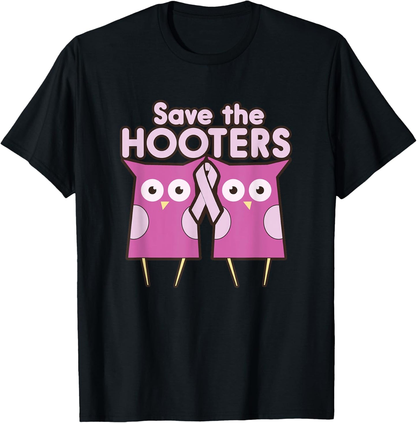 Save the Hooters funny T-Shirt - T-Shirt | Black