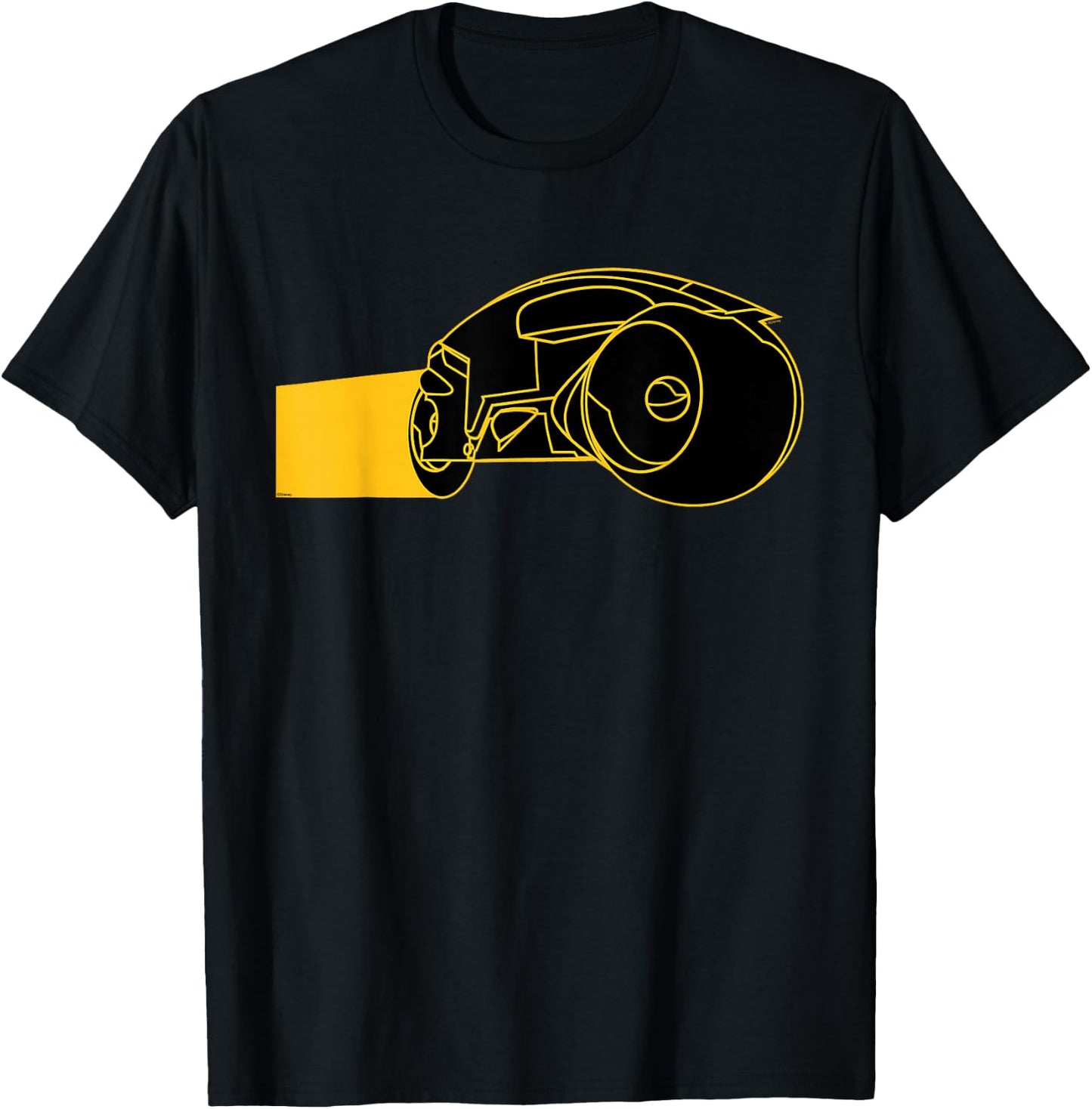 Disney TRON Original 1982 Movie Game Grid Light Cycle T-Shirt - T-Shirt | Black