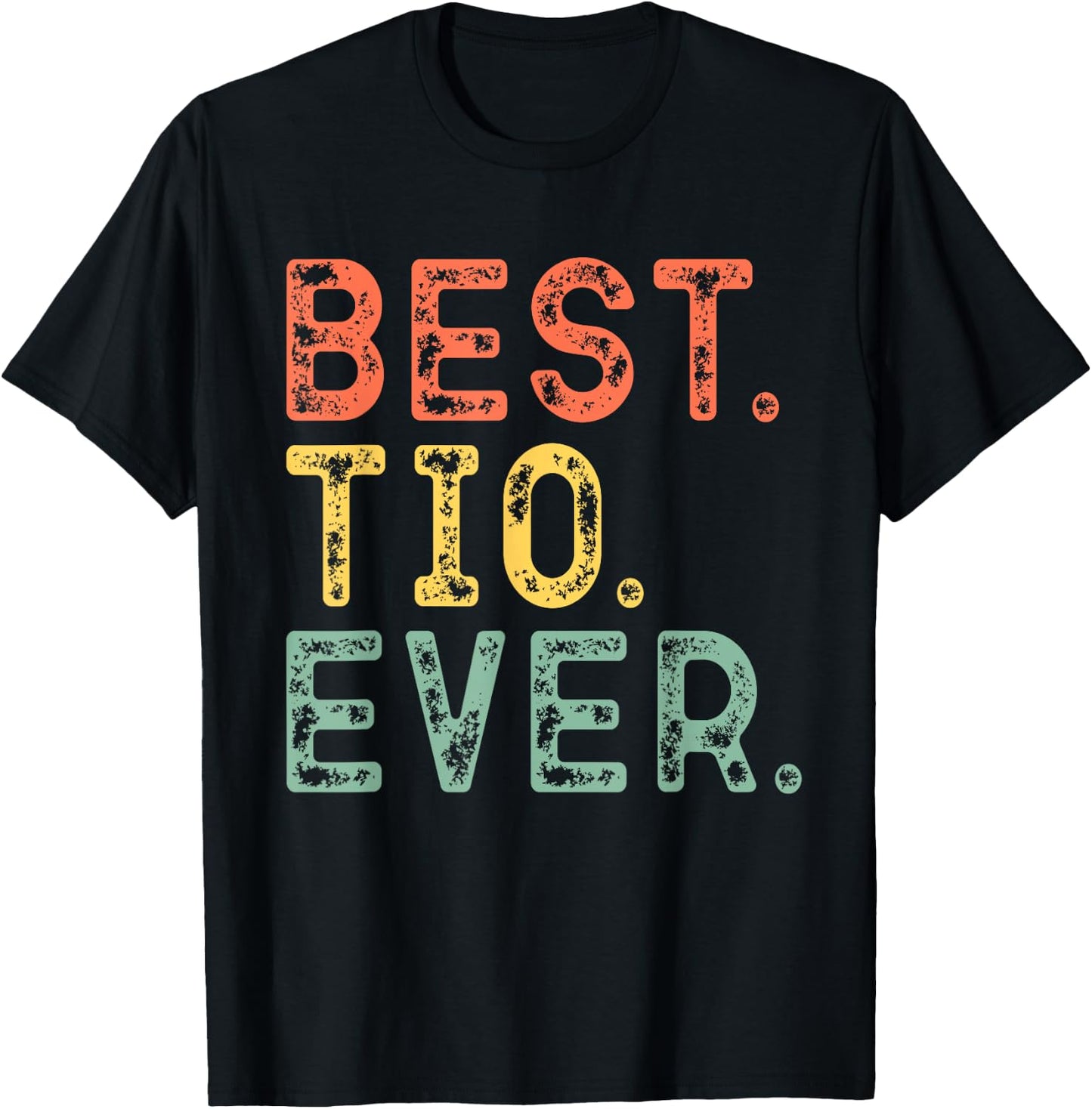 Best Tio Ever Funny Vintage Retro T-Shirt - T-Shirt | Black