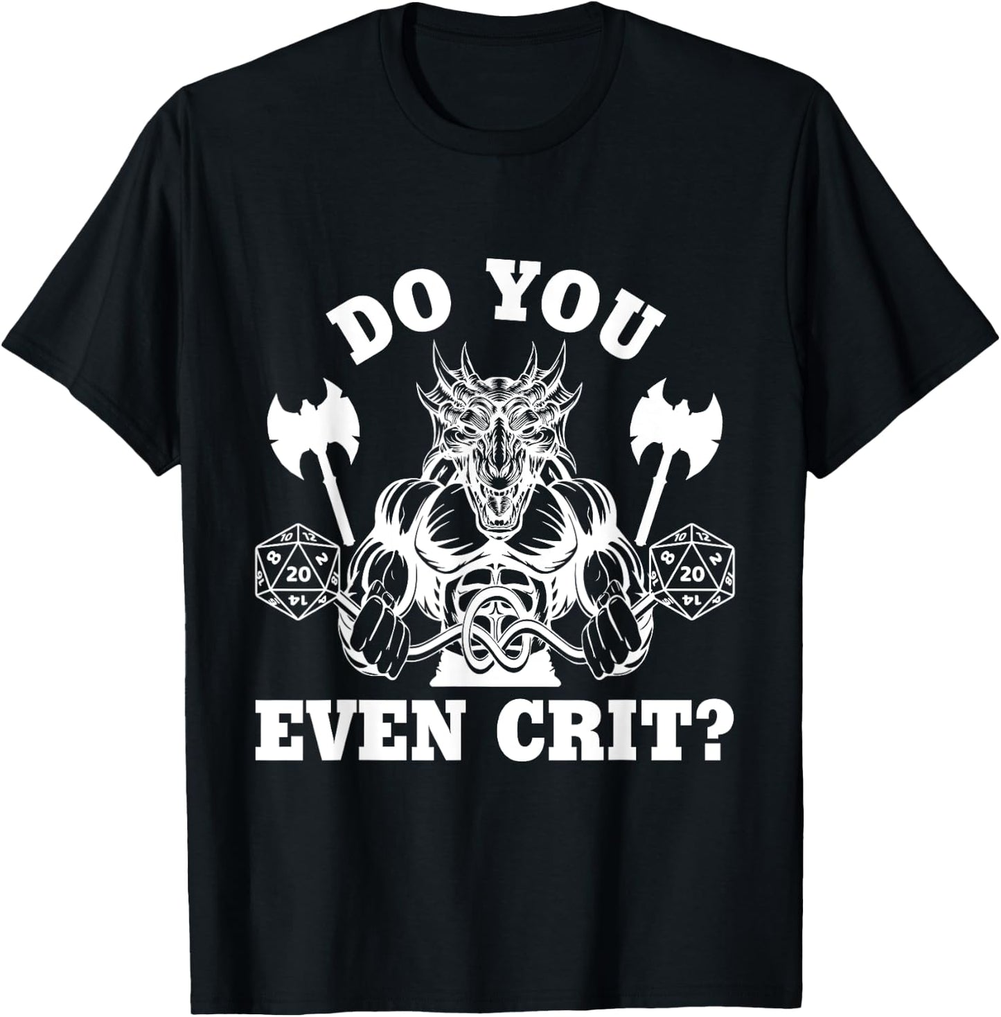 Do You Even Crit Gym Workout Cardio Funny DM Healthy Strong T-Shirt - T-Shirt | Black