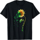 Mental Health Awareness Sunflower Shirt T-Shirt - T-Shirt | Black
