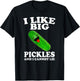 I Like Big Pickles And I Cannot Lie Funny Food T-Shirt - T-Shirt | Black