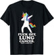 Fuck Off Lung Cancer Quote | Dabbing Unicorn | Funny Gift T-Shirt - T-Shirt | Black