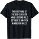 The First Rule of OCD Funny Obsessive Compulsive T-Shirt - T-Shirt | Black