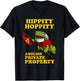 Kids Hippity Hoppity Abolish Private Property - Frog Meme 6 Cranberry T-Shirt - T-Shirt | Black