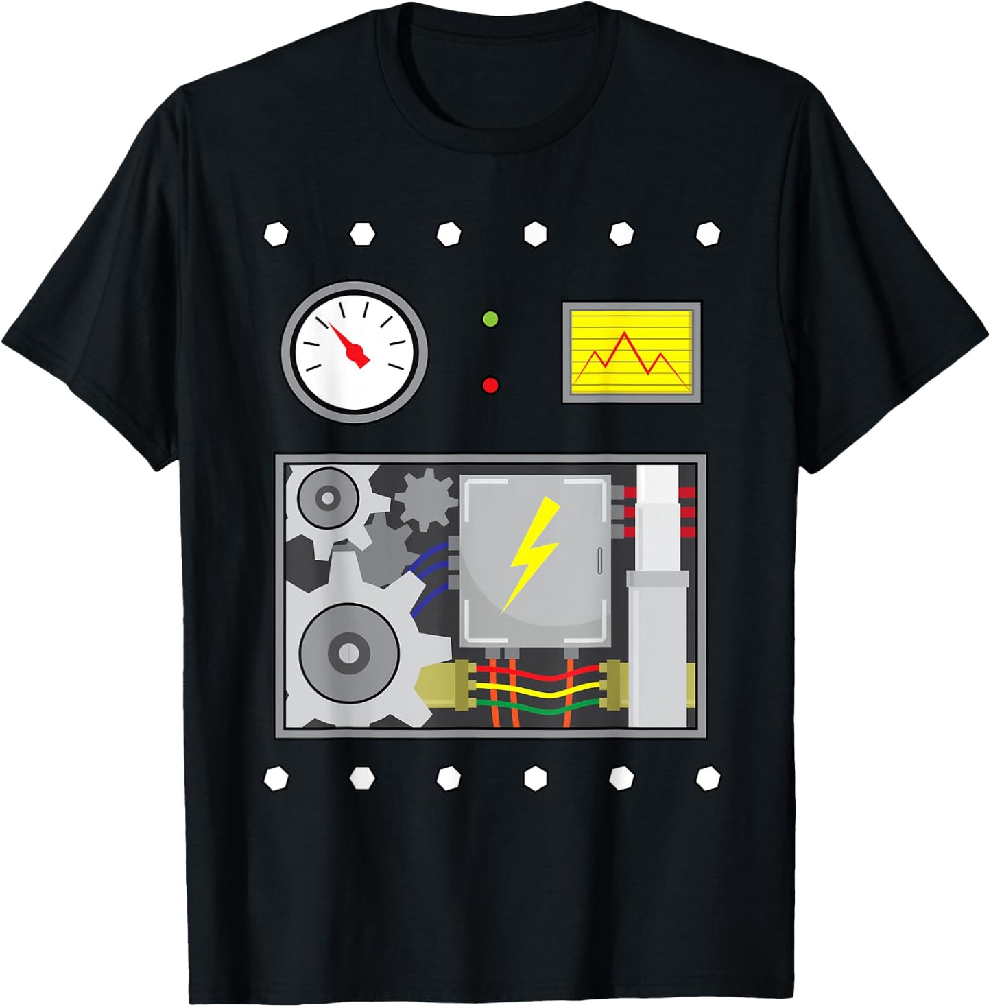 Robot Costume Halloween For Robot Fans, Men, Kids T-Shirt - T-Shirt | Black