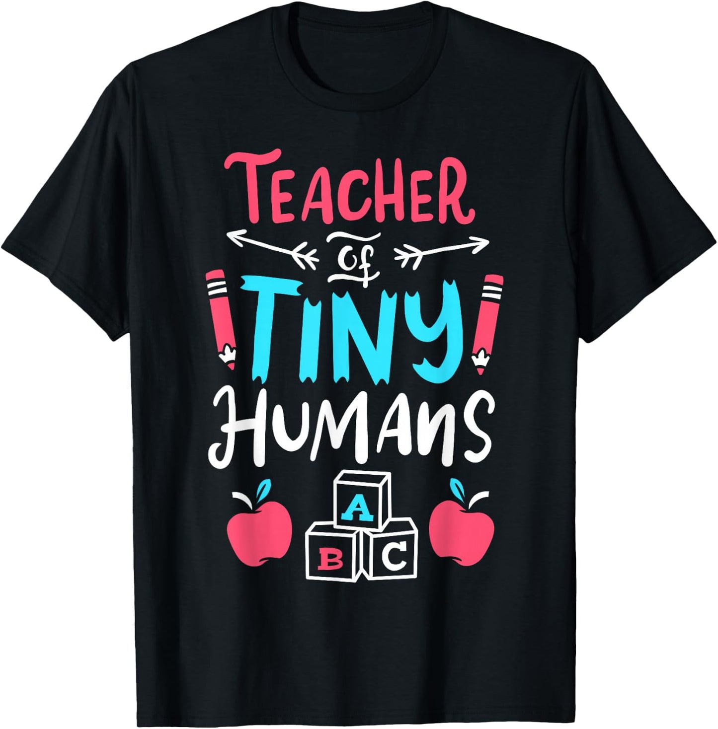 Teacher Preschool Pre K Kindergarten T-Shirt - T-Shirt | Black