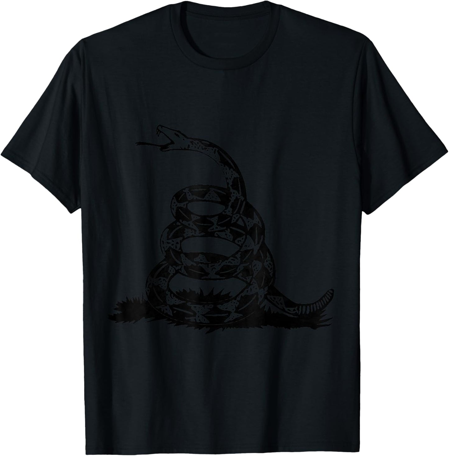 Gadsden Charcoal T-Shirt - T-Shirt | Black