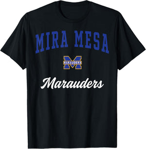 Mira Mesa High School Marauders C3 T-Shirt - T-Shirt | Black