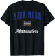 Mira Mesa High School Marauders C3 T-Shirt - T-Shirt | Black