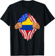 Colombian Blood Inside Me | Colombia Flag Gift T-Shirt - T-Shirt | Black