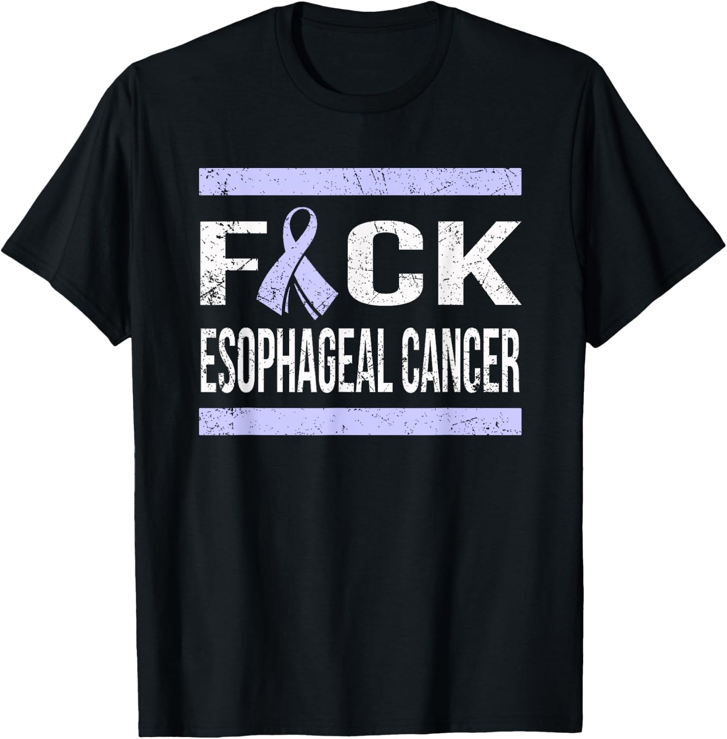 Support Esophageal Cancer awareness t shirt T-Shirt - T-Shirt | Black