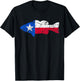 Texas Flag Smallmouth Bass Fishing T-Shirt - T-Shirt | Black