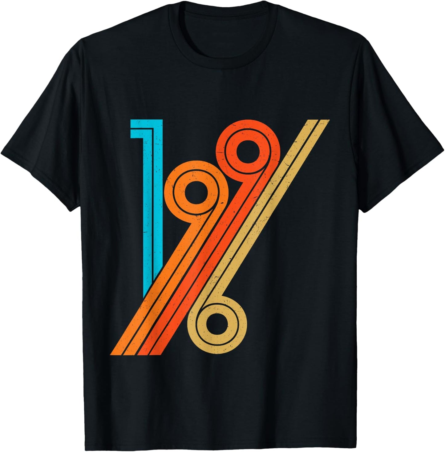 Vintage Birthday Retro Style 1996 T-Shirt - T-Shirt | Black