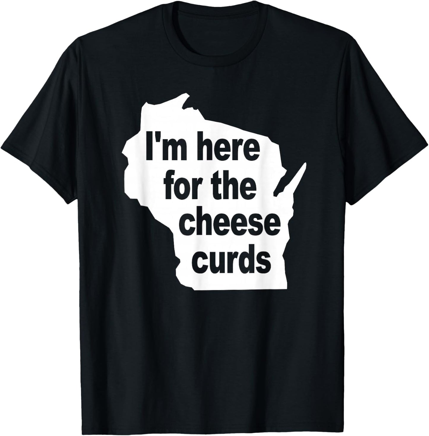 Wisconsin Cheese Curds T-Shirt - T-Shirt | Black