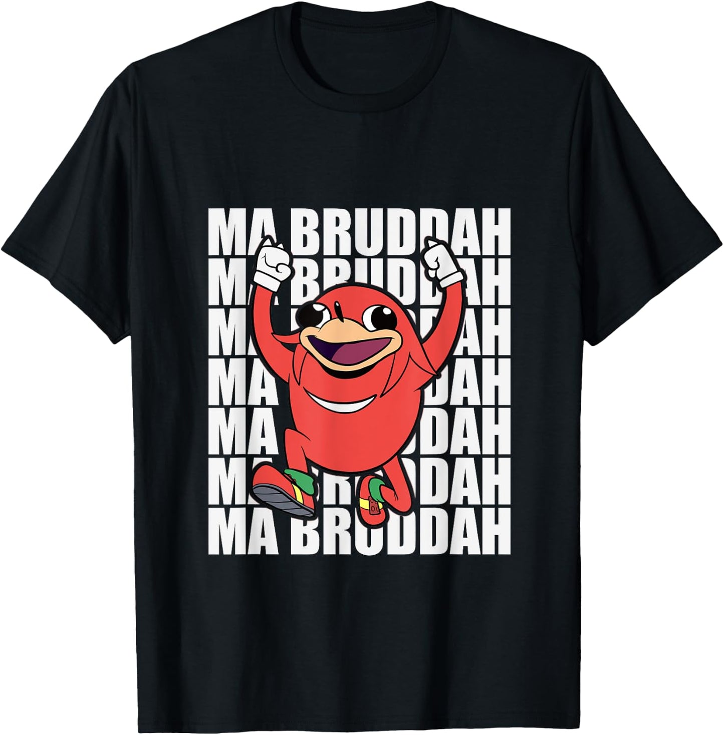 Ugandan Shirt Meme Warrior Tribe VR Ma Bruddah Funny T-Shirt - T-Shirt | Black