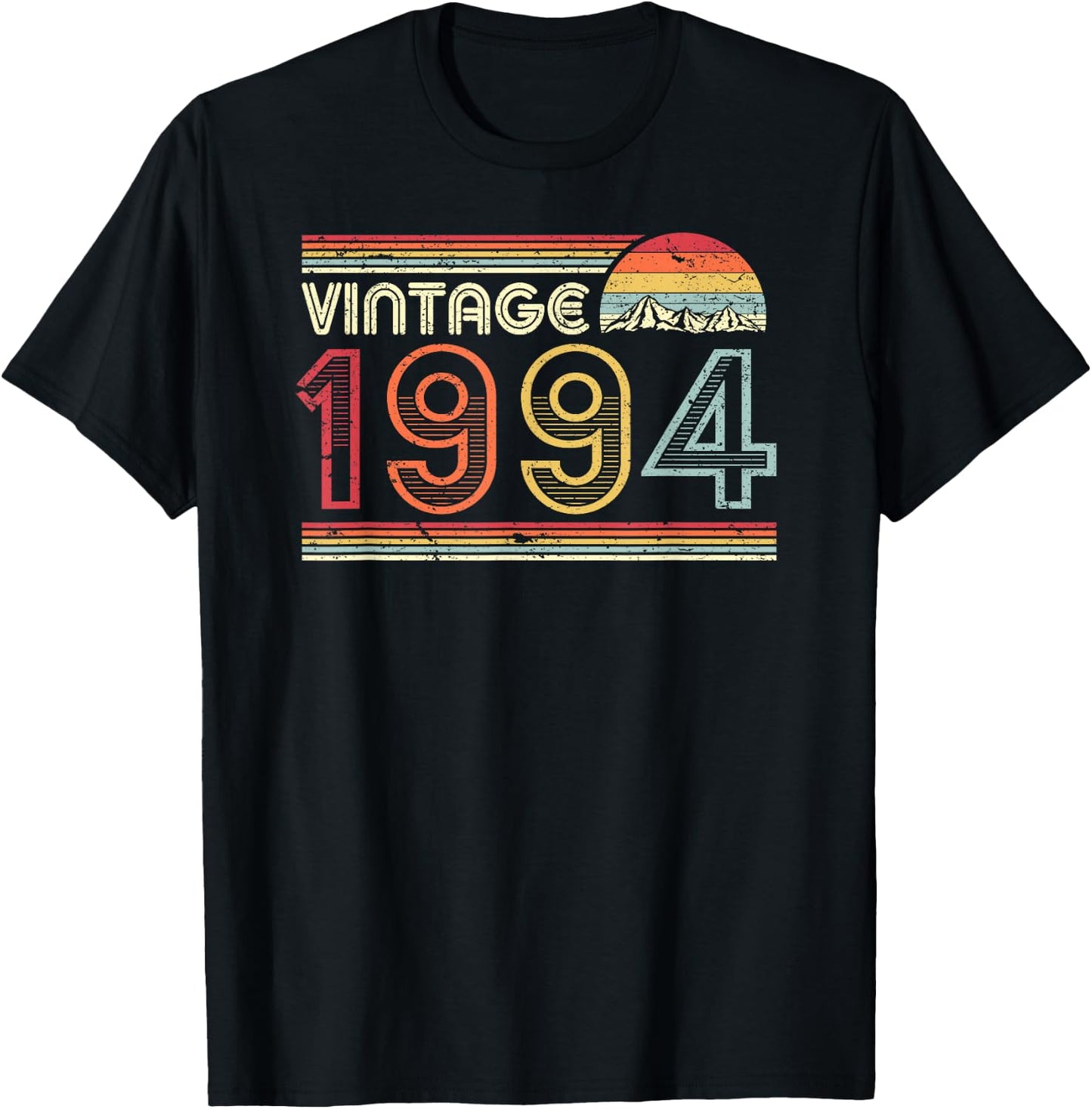 1994 Vintage Shirt, Birthday Gift . Retro Style T-Shirt - T-Shirt | Black