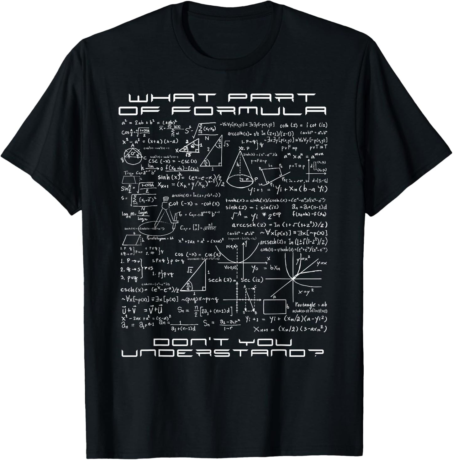 Engineering With a Funny Mathematics Formula Motive T-Shirt - T-Shirt | Black