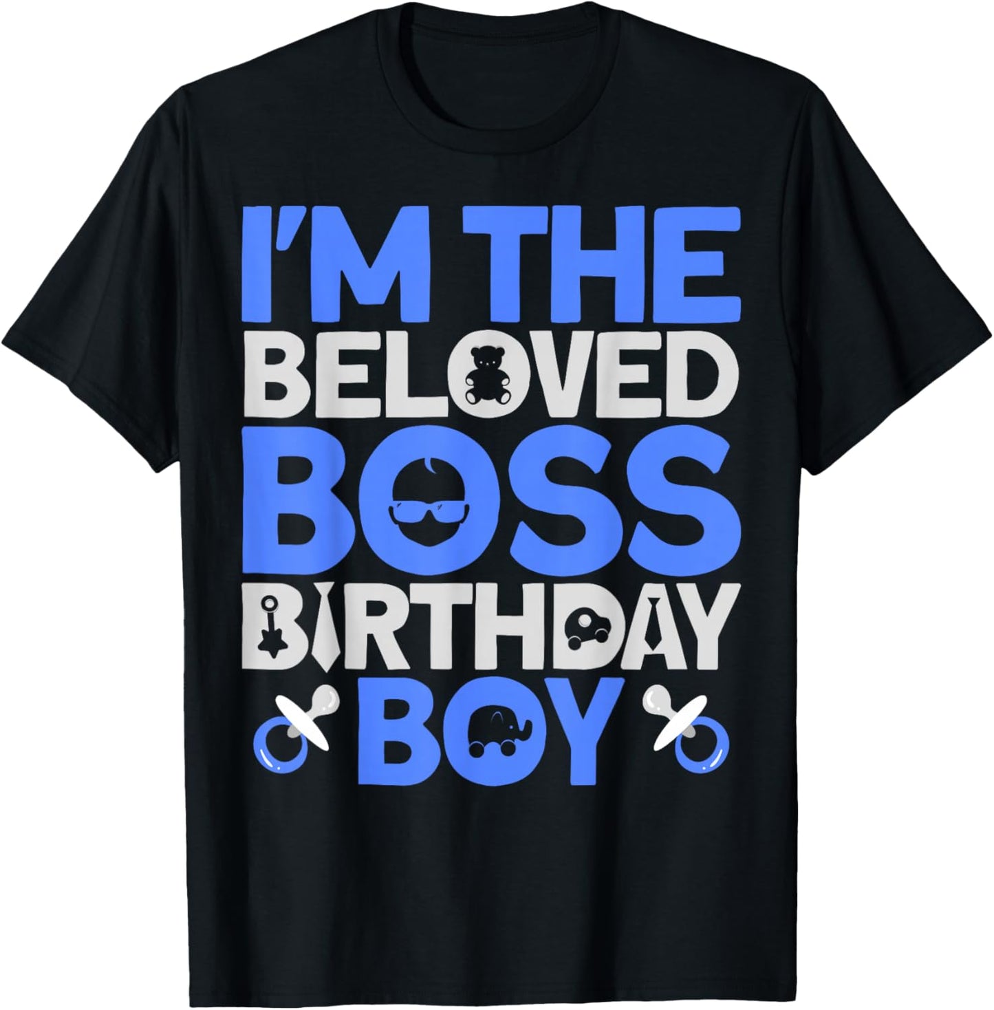 I'm The Boss Birthday Party Outfit Like A Boss T-Shirt - T-Shirt | Black
