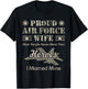 Proud Air Force Wife T-Shirt - T-Shirt | Black