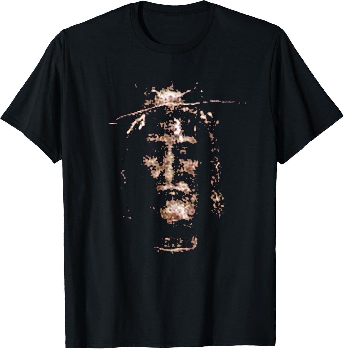 Jesus Shroud of Turin Shirt Holy Face of Jesus T-Shirt - T-Shirt | Black