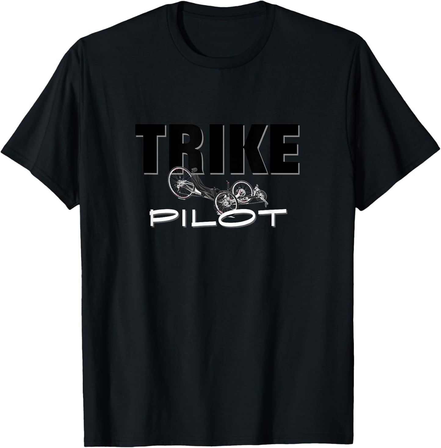Recumbent Trike Pilot Shirt T-Shirt - T-Shirt | Black